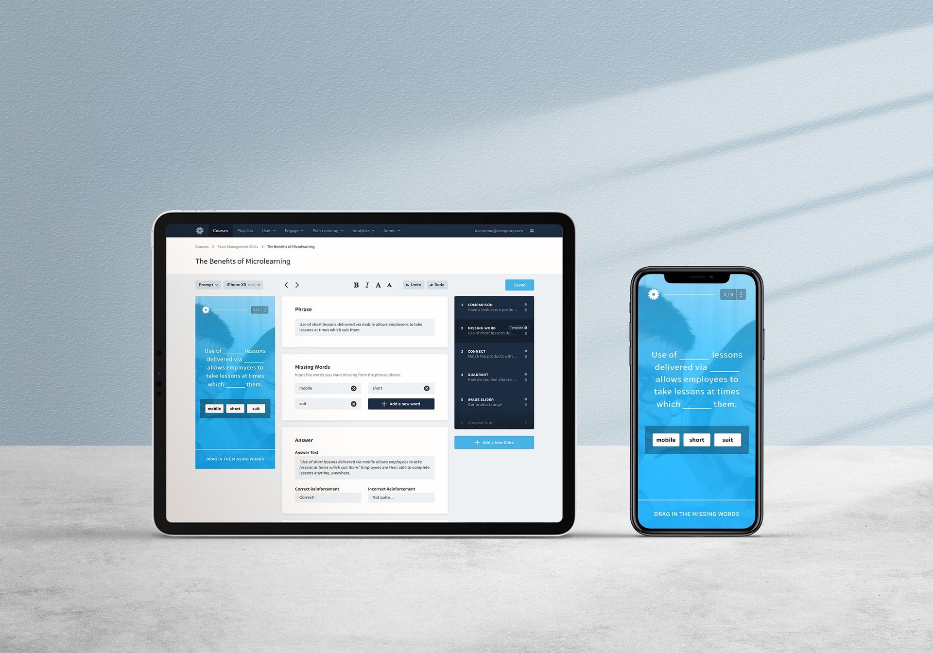EdApp Microlearning App Interface