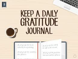 Keep a gratitude journal