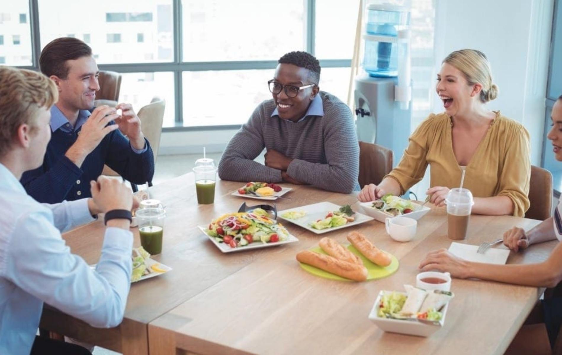 7. Make your meals a social event