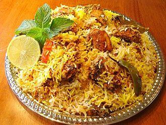 Some renowned biryanis of India