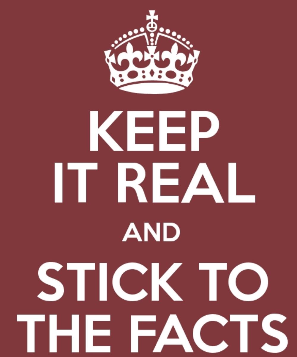Stick with just the facts - Day 3