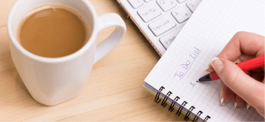 Writing The List In The Morning