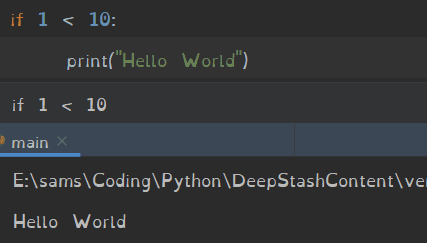 Learning Python: IF statements