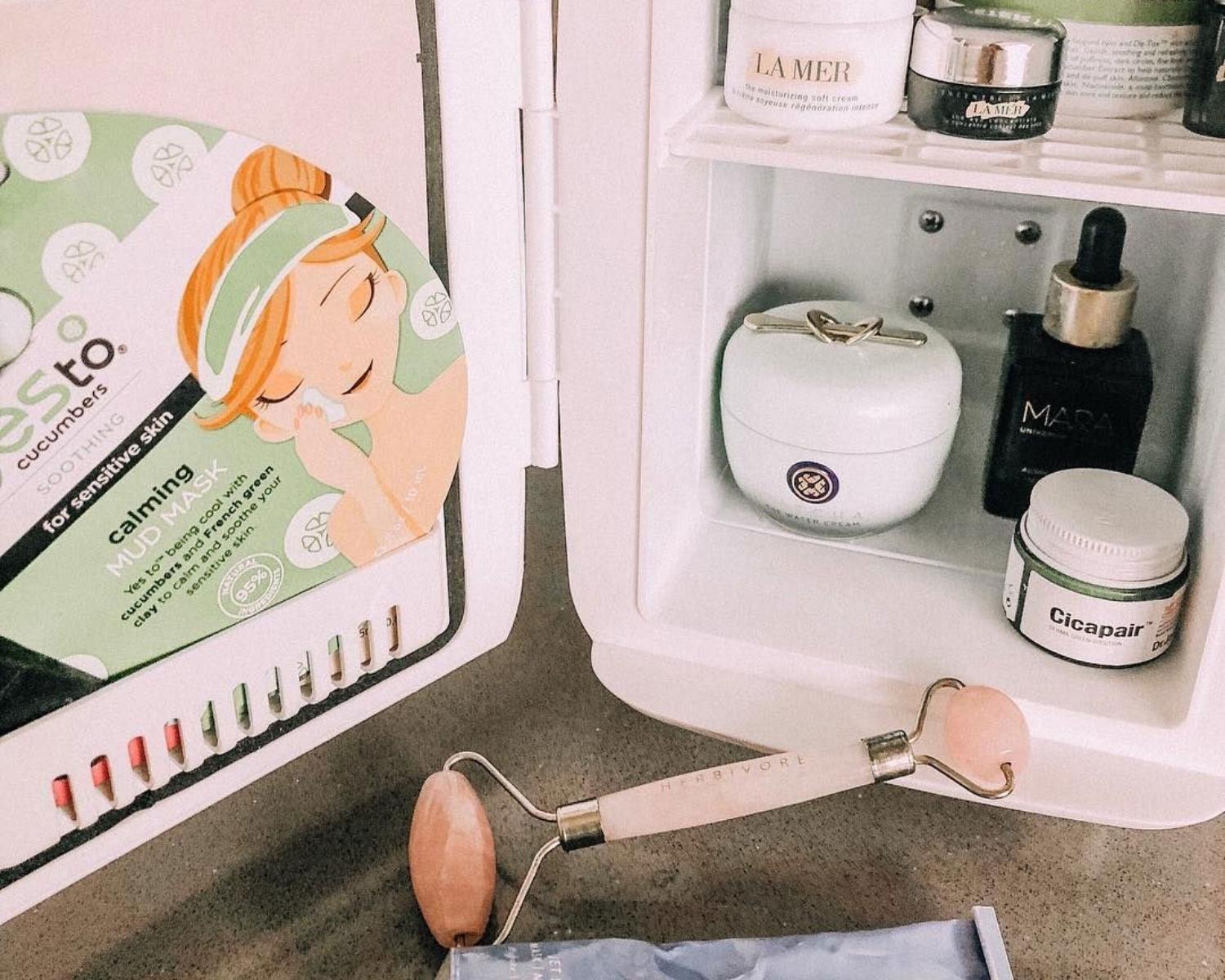 3.You can store your skin care tools in the fridge
