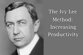 The Ivy Lee Productivity Method