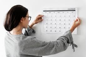 Create space in your schedule