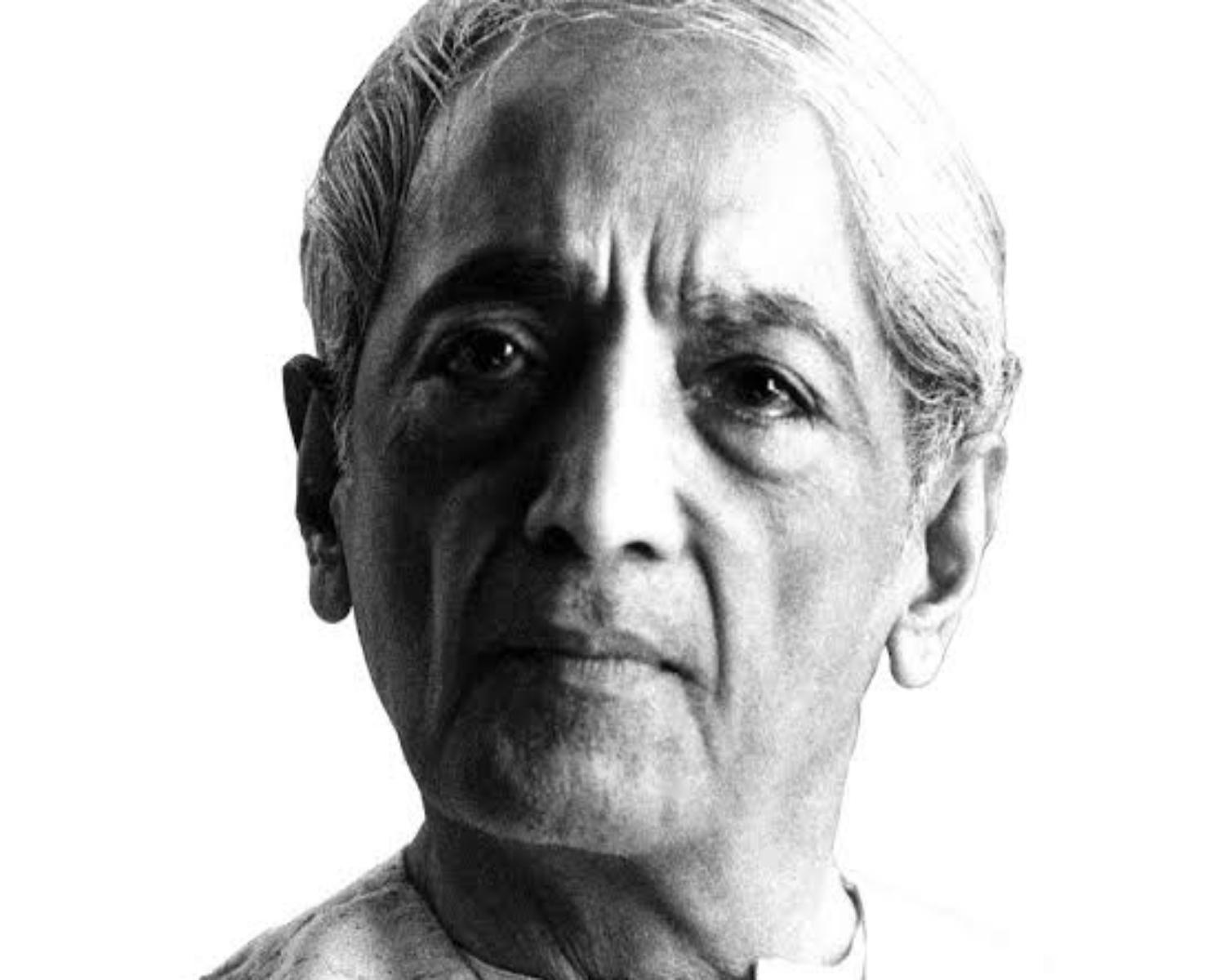 JIDDU KRISHNAMURTI 