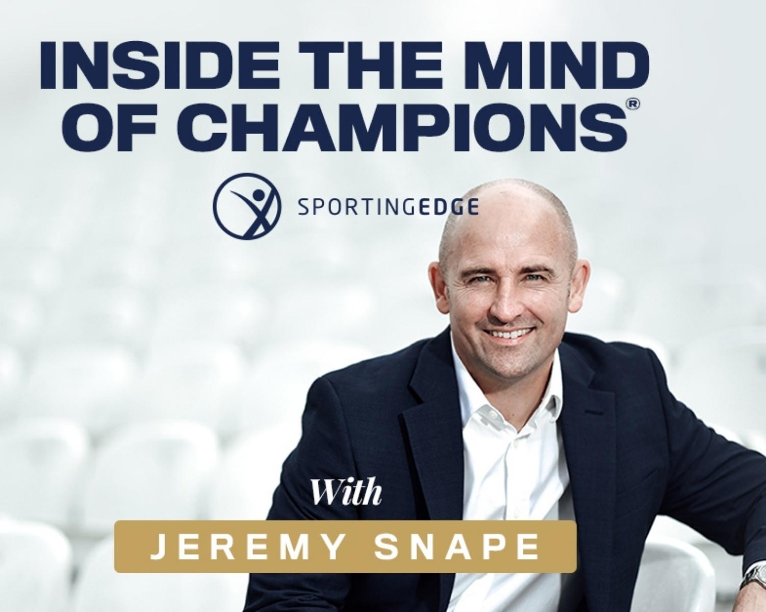 JEREMY SNAPE, EX CRICKETER, SPORTS PSYCHOLOGIST