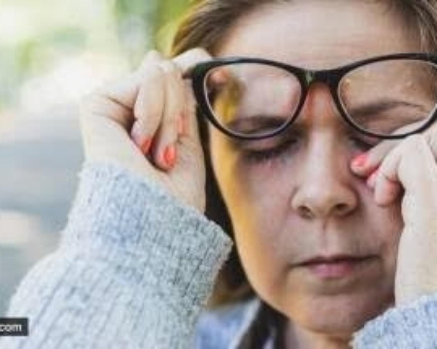 Do not rub your eyes