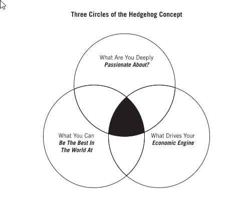 How to find what is best for your future career? (The Hedgehog Concept by Jim Collins)