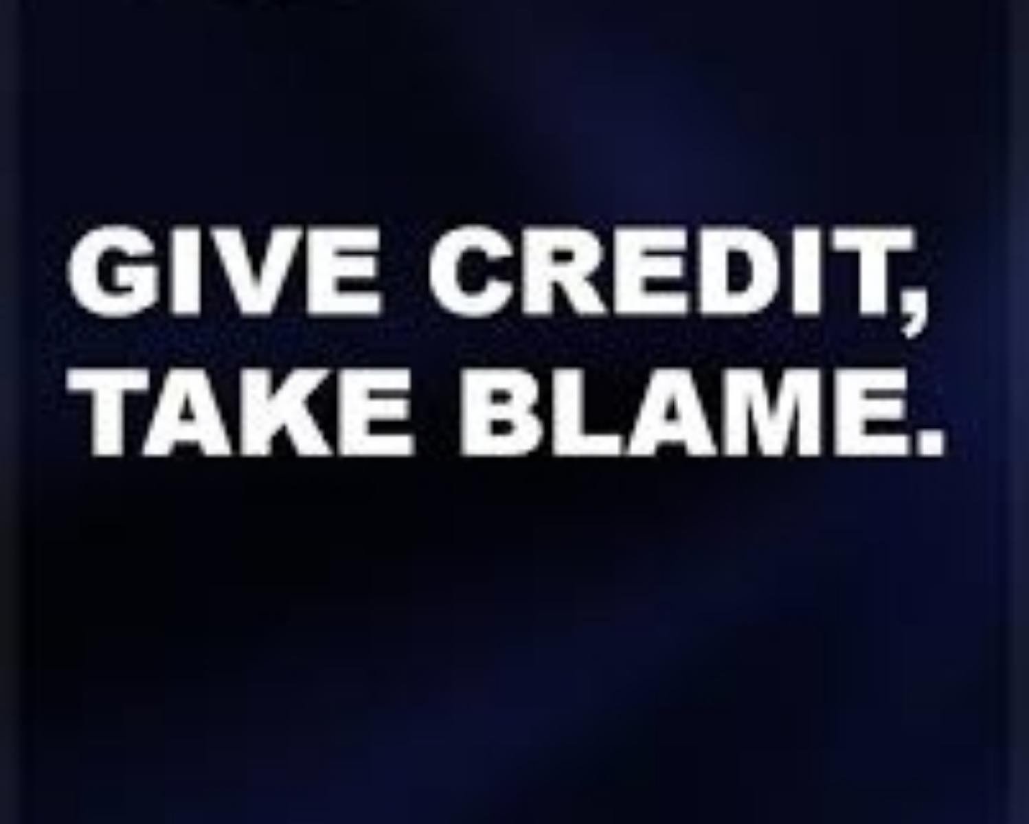 5. Share the credit.