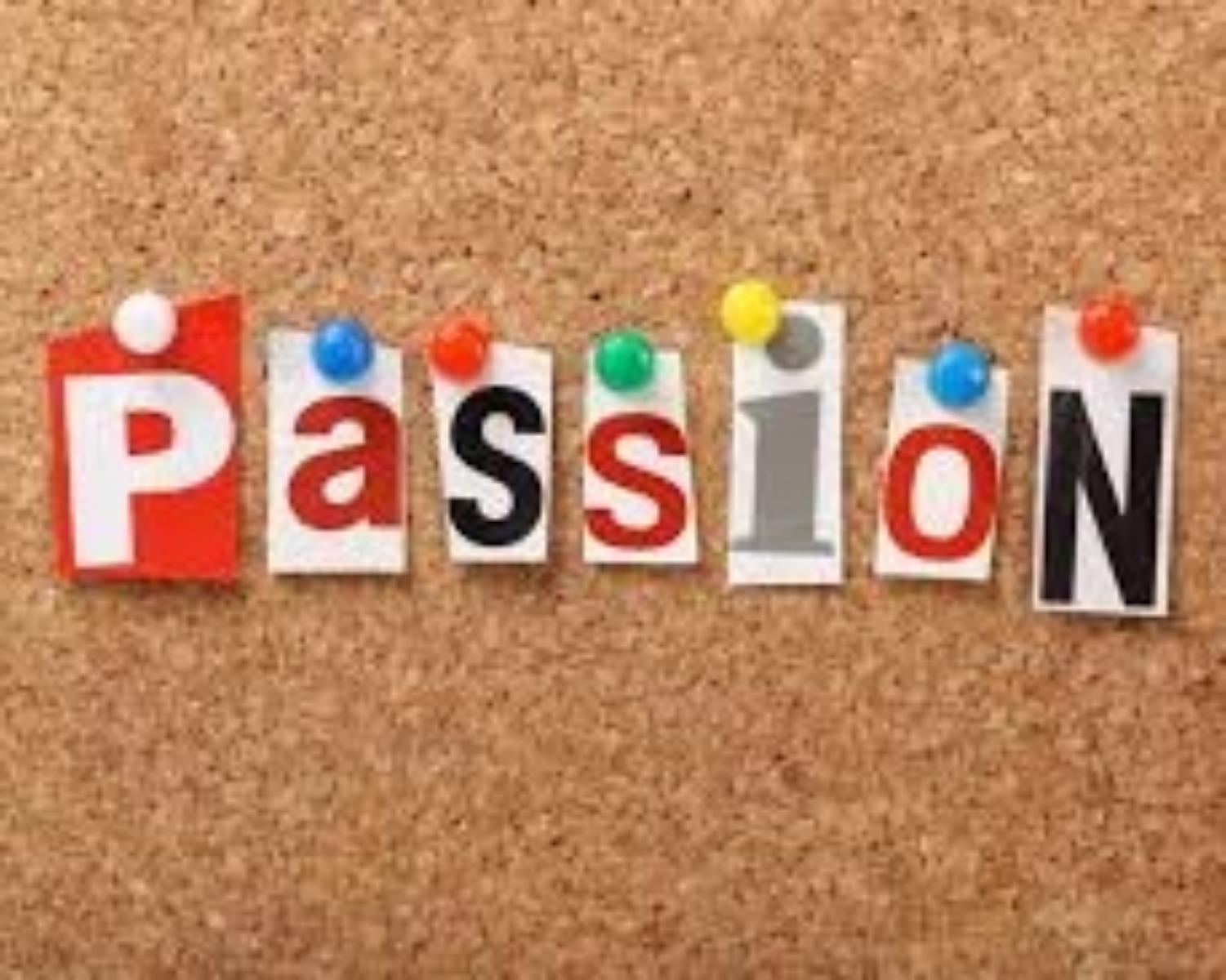 Lesson 1: Passion is a Must