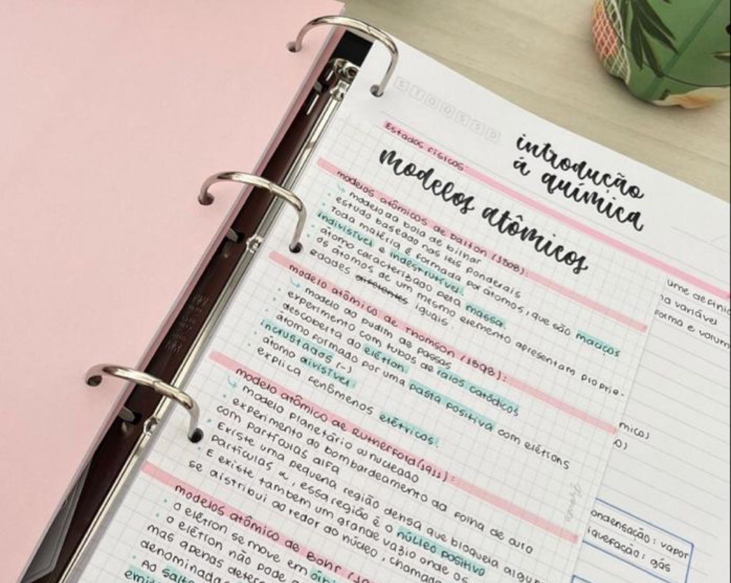 write notes in bright / pastel ink rather than dark ink