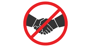 2. Never shake hands or kiss across a threshold.