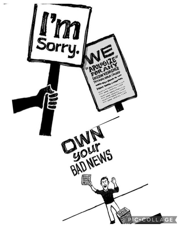 Own your bad news