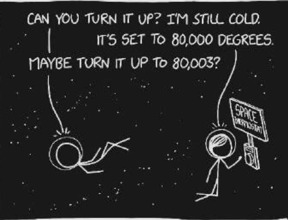 Is space hot or cold?