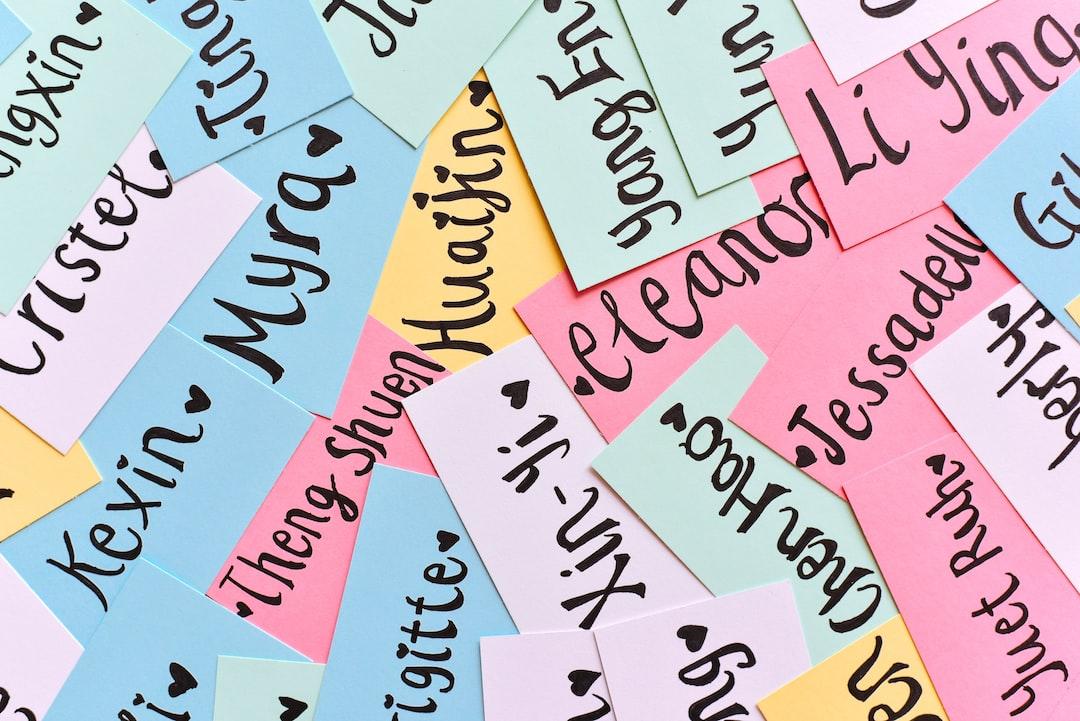 Remembering Names