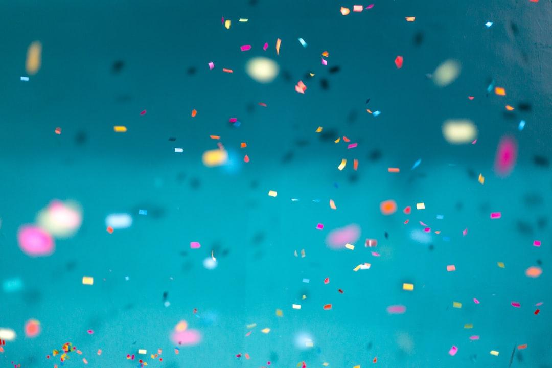 Some tips for the 12-month celebration: