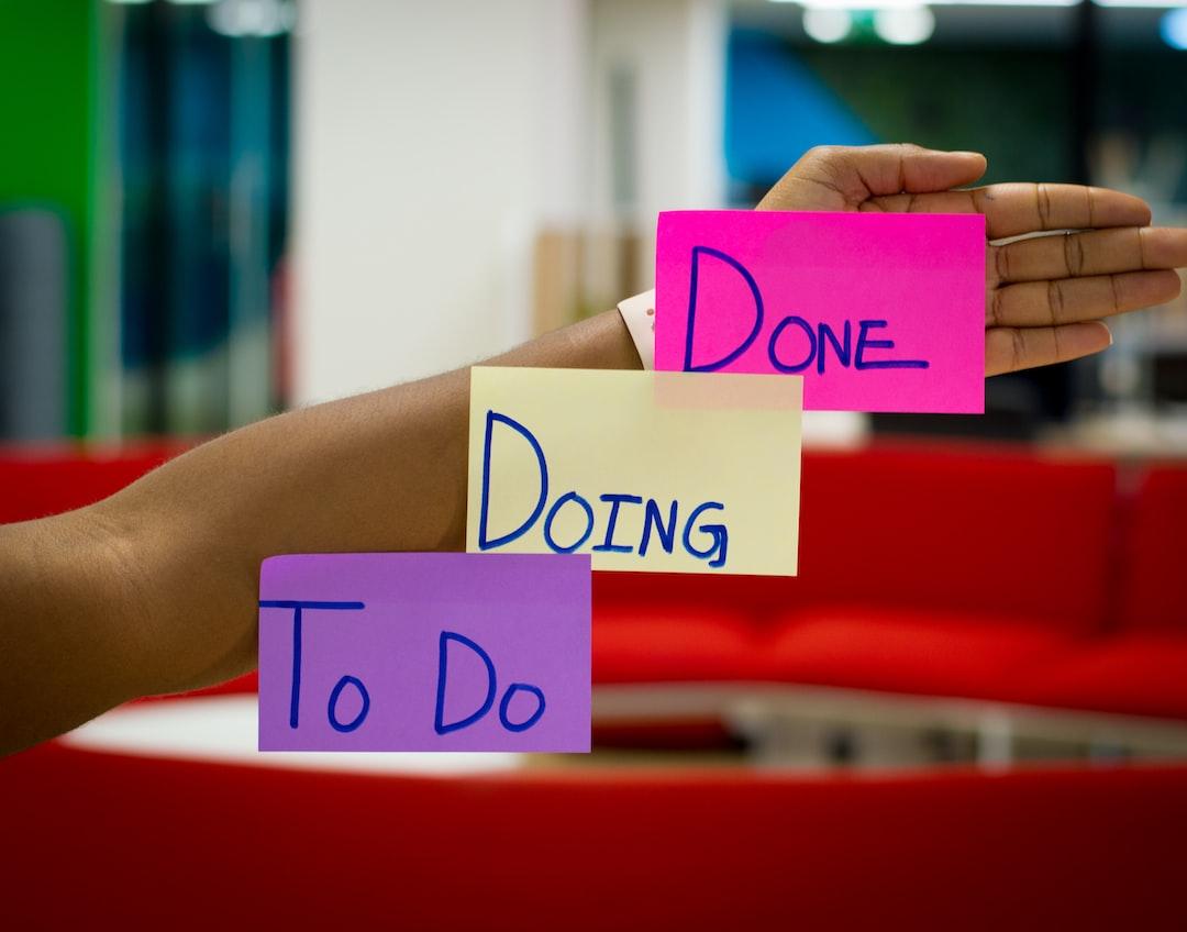 Break Down Tasks: