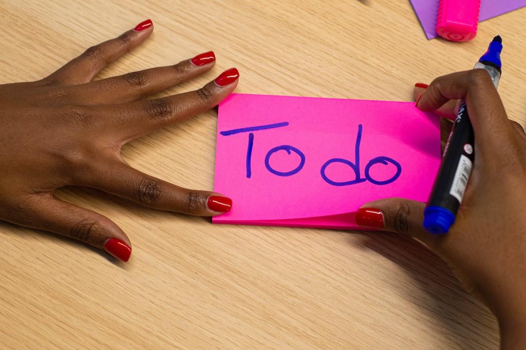 4 – No more to-do lists?