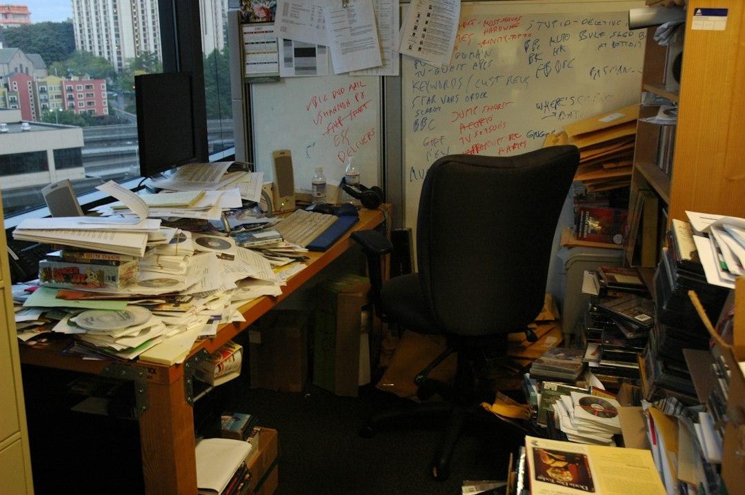 3 – Living in a messy environment.
