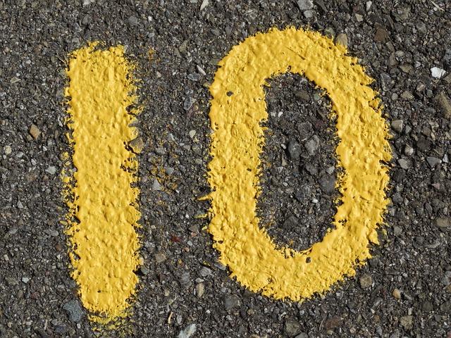 Ten Lists to Make