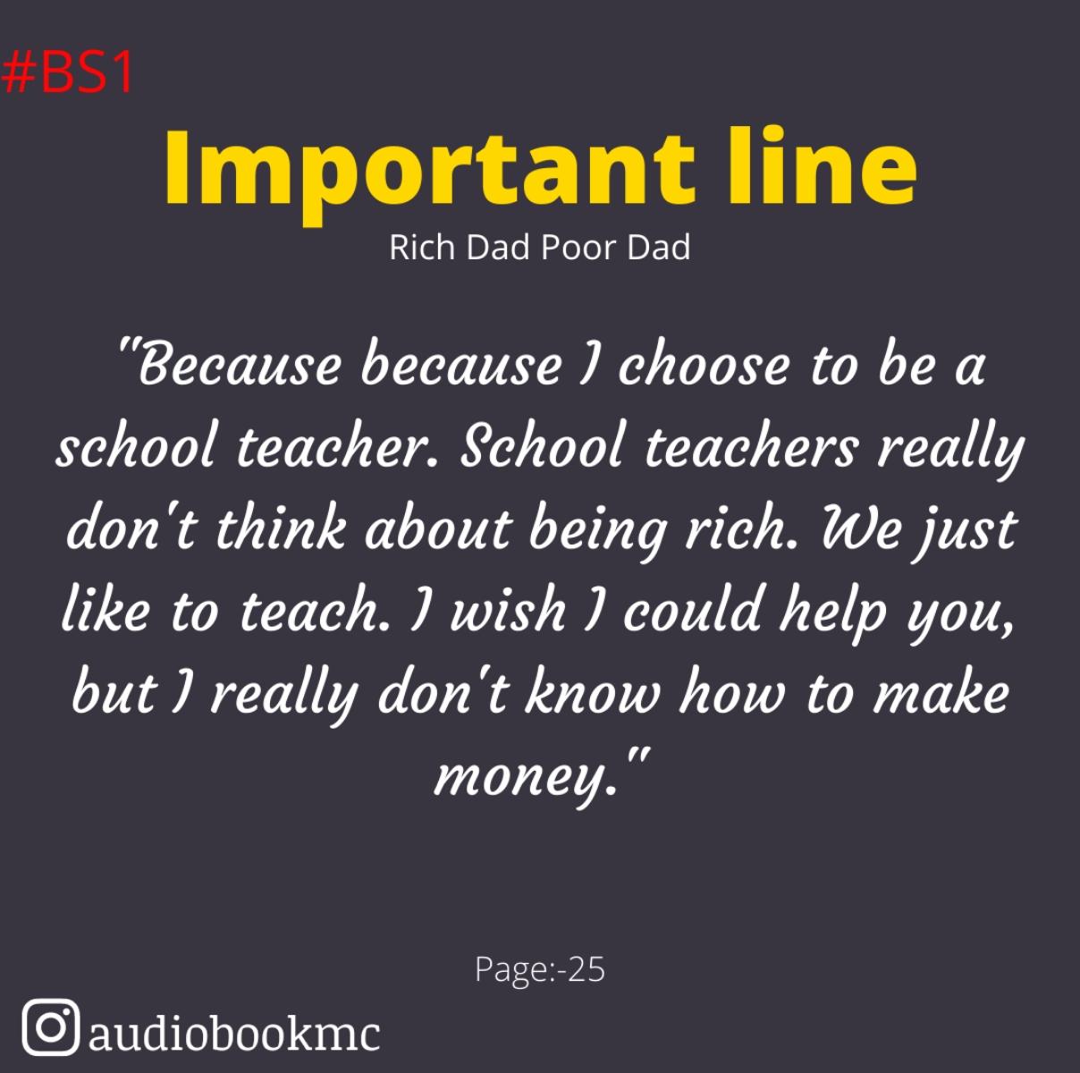 Important Line