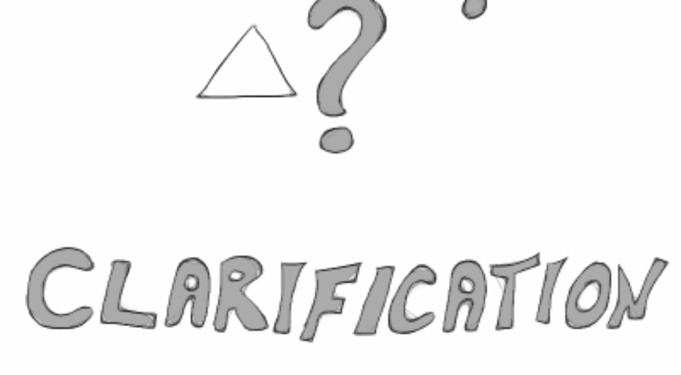 Get Clarification