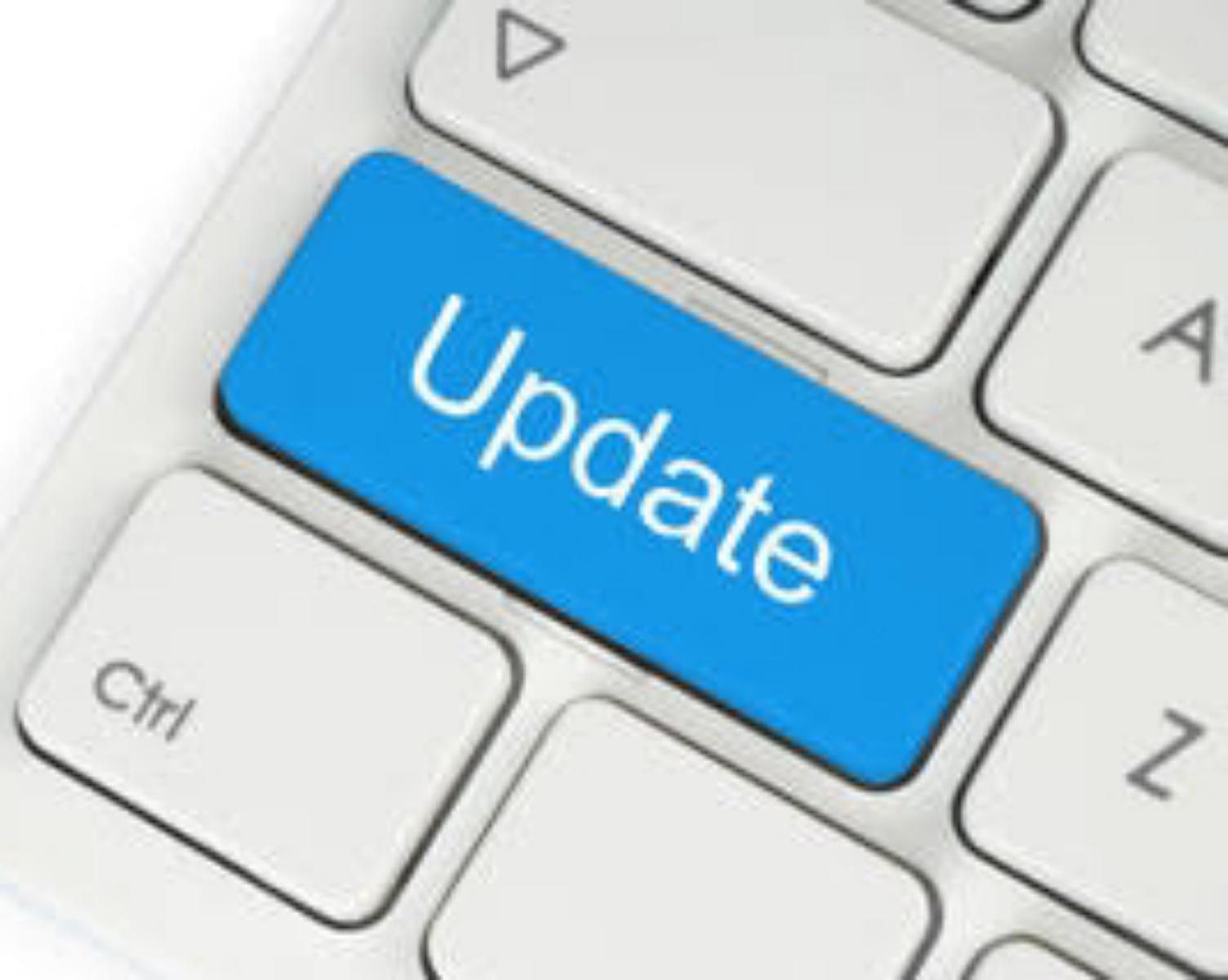 U is for Update