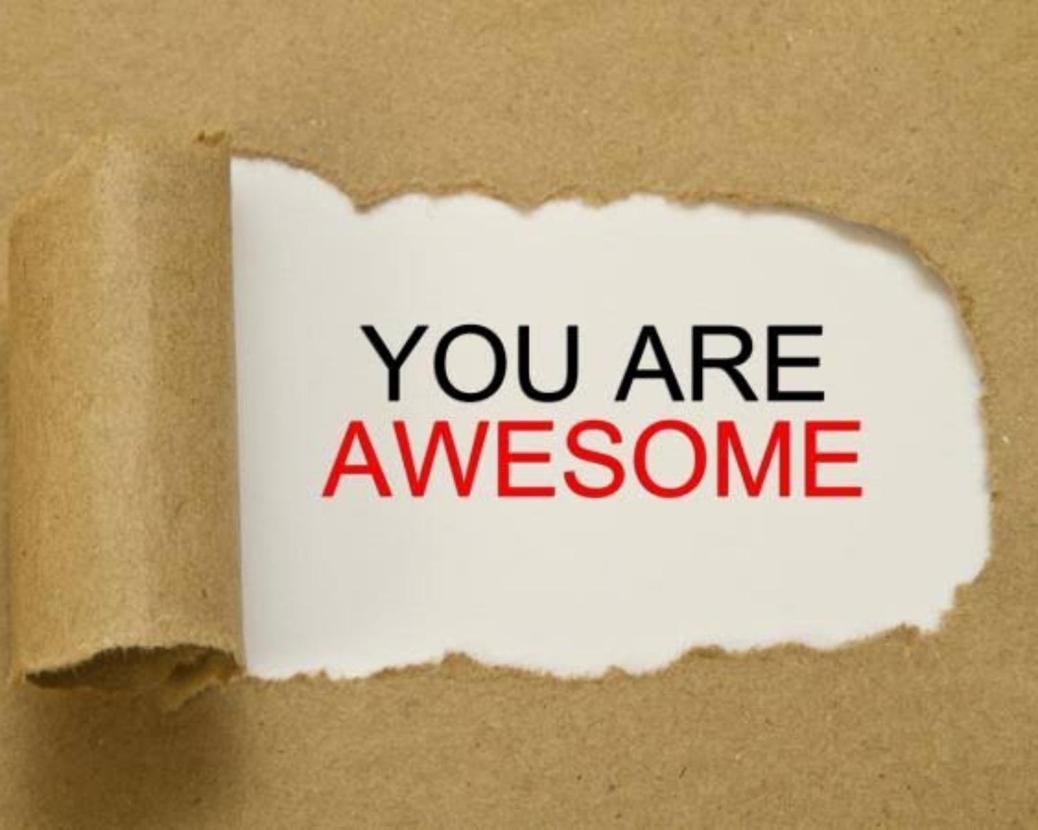 Take a 2 minute self-appreciation break.