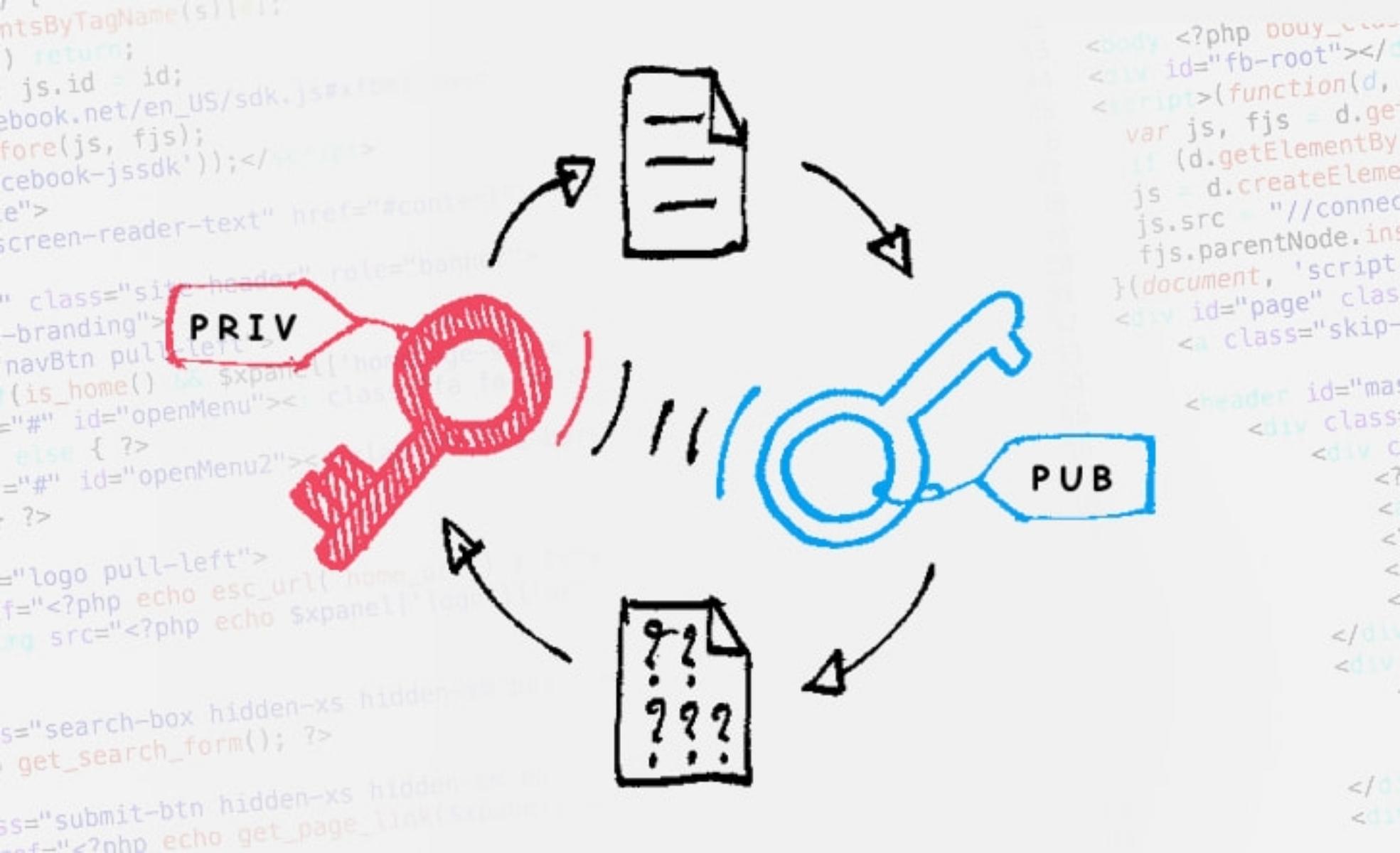 Private and public keys