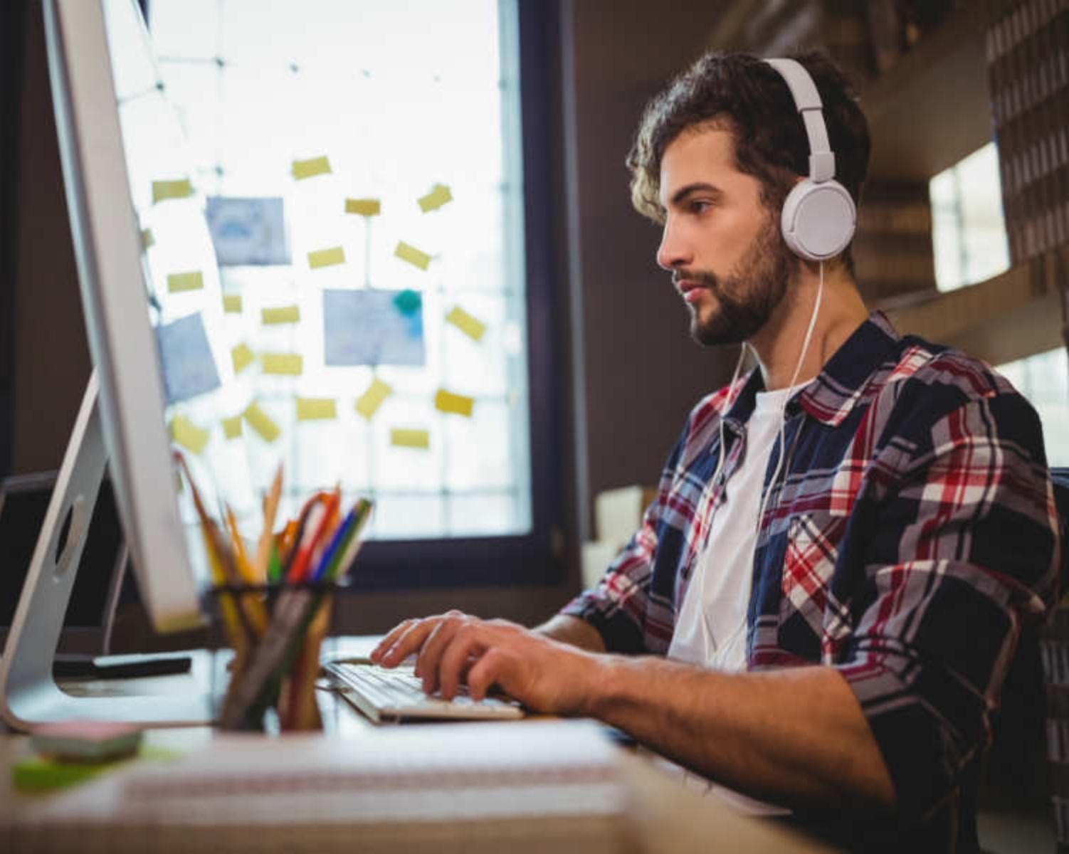 11) Listen to music while you work.