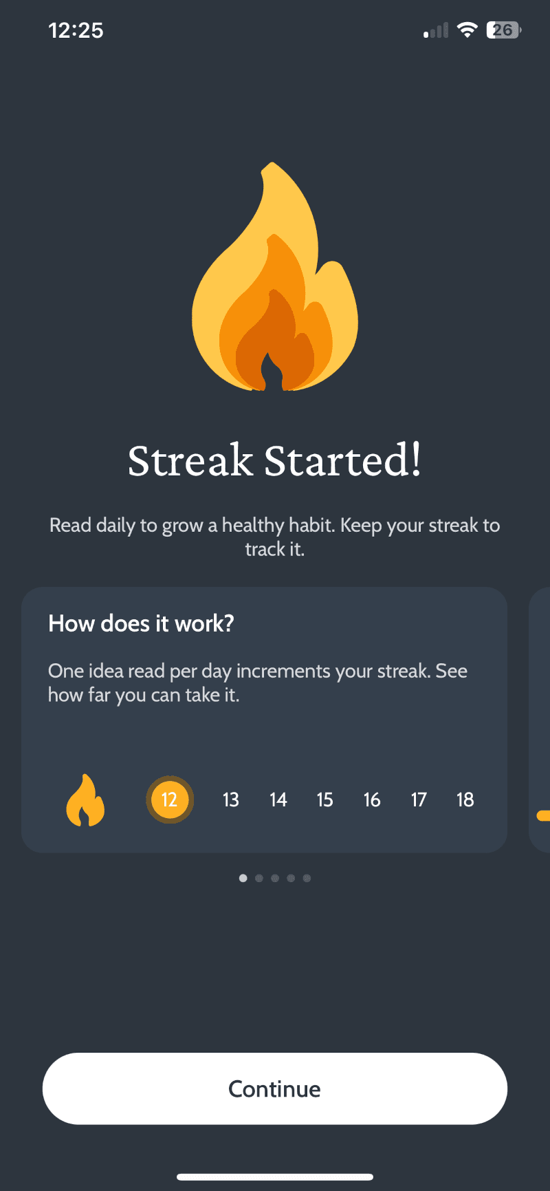 Spaced Repetition example on Deepstash